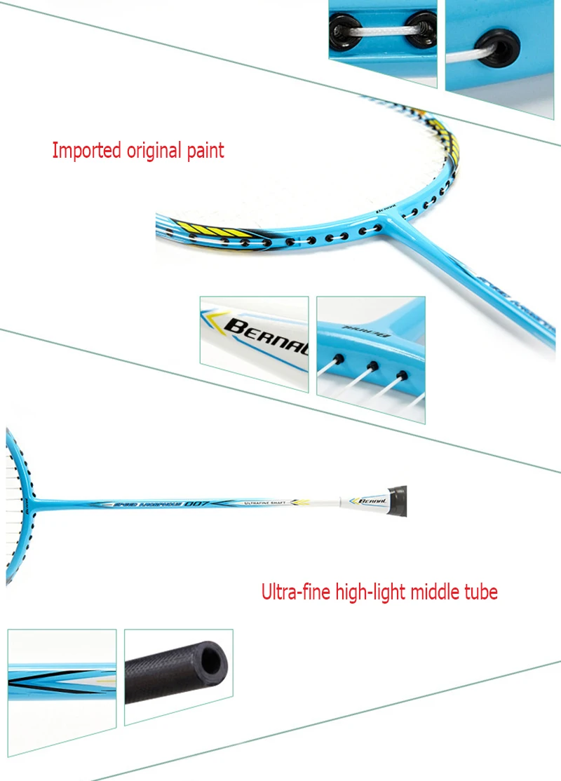 Badminton Racket Carbon Composite Badminton Racquet Carbon Aluminum Amateur Beginner Racquet With Bag Raket Bedminton Racket