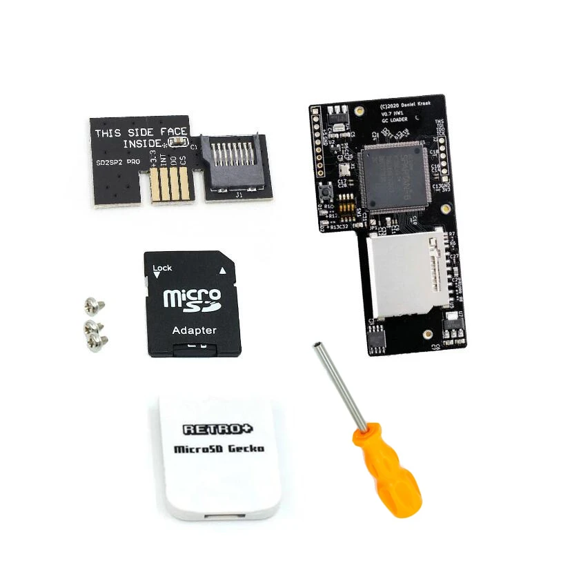 Мини-DVD для GC Loader Lite SD2SP2 адаптер TF кардридер NGC привода GameCube Micro SD | Электроника
