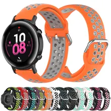 

20 22mm Watch Strap for Garmin Vivoactive 3 4 Venu Forerunner 245 Silicone Wrist Watchband Samsung galaxy Watch 44mm 46mm Gear