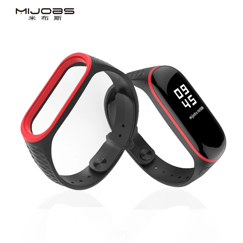 Силиконовый ремешок для браслета Mi Band 3 аксессуары Xiaomi 4 Смарт часы спортивный