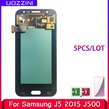 

5 Pcs/Lot Super AMOLED For Samsung Galaxy J5 2015 J500 J500F J500FN J500H J500M LCD Display Touch Screen Digitizer Assembly