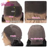 Front Human Hair Wigs Peruvian Loose Deep Wave Lace Frontal Wig Pre Plucked With Baby Hair Remy Hair 3