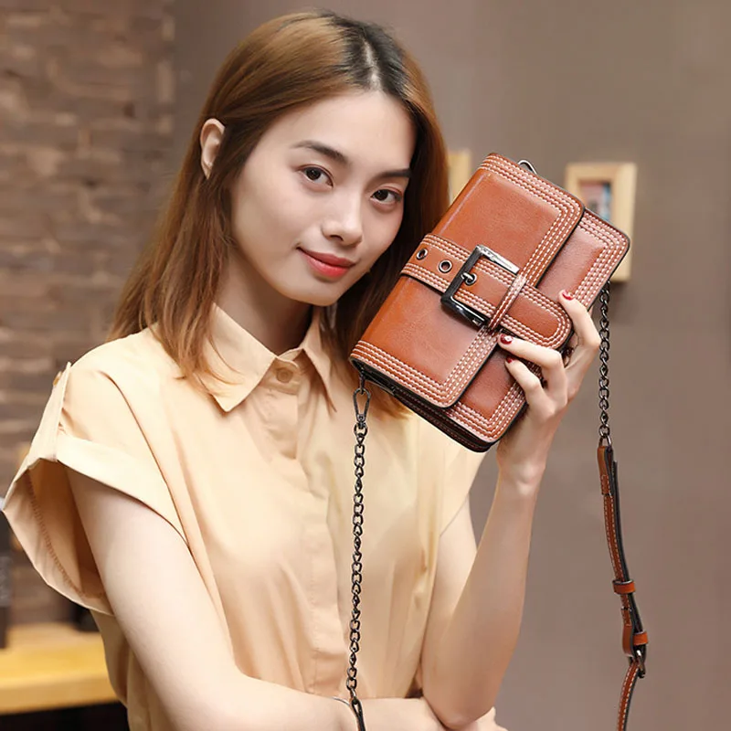 

New Classic Style Cowhide Cow Leather Women Soft Handbags Shoulder Bag Classic Messenger Crossbody Bag Flap Bags High Quality