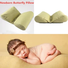 Новорожденный 0-6 месяцев вспомогательные реквизит фото моделирование Детская фотография Кожаная подушка с бабочкой