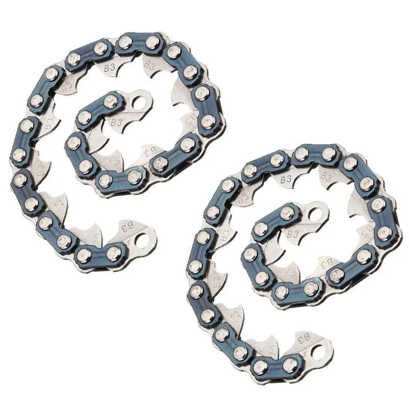 Bike Chain Stainless Steel Chain Steel Chain Plastic Chain Grass Cutting Coil Chain For Standard 65Mn Trimmer Head Chain Brush Cutter Garden Upgraded Thickening Lawn Mower