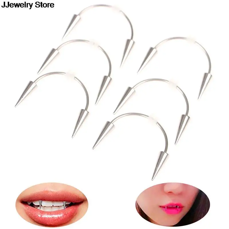 1pc Nail Surgical Steel Smiley Piercing Jewelry Septum Piercing Body