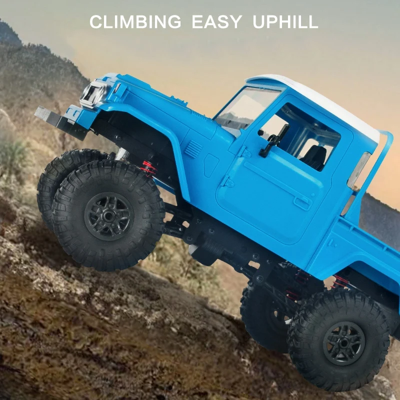 Model Fj45 Rtr 1/12 2.4G 4Wd Rc Car & Led Light Crawler Climbing Off-Road Truck For Boys Kids(Blue) Model Fj45 Rtr 1/12 2.4G 4Wd Rc Car & Led Light Crawler Climbing Off-Road Truck For Boys Kids(Blue)