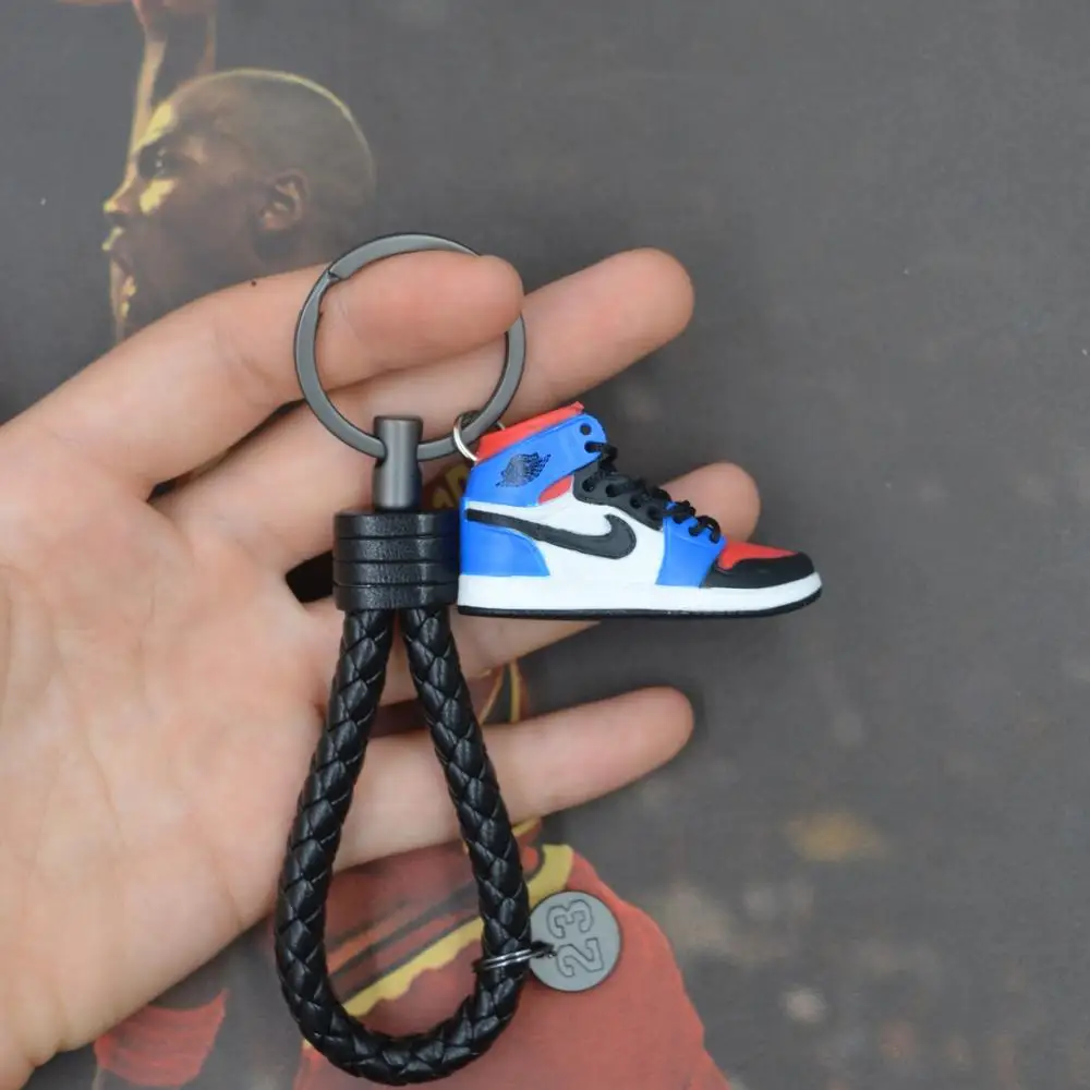 Air jordan 3d Кроссовки брелки Назад в будущее мини-кроссовки Модель брелок для подарка - Цвет: AJ1-58