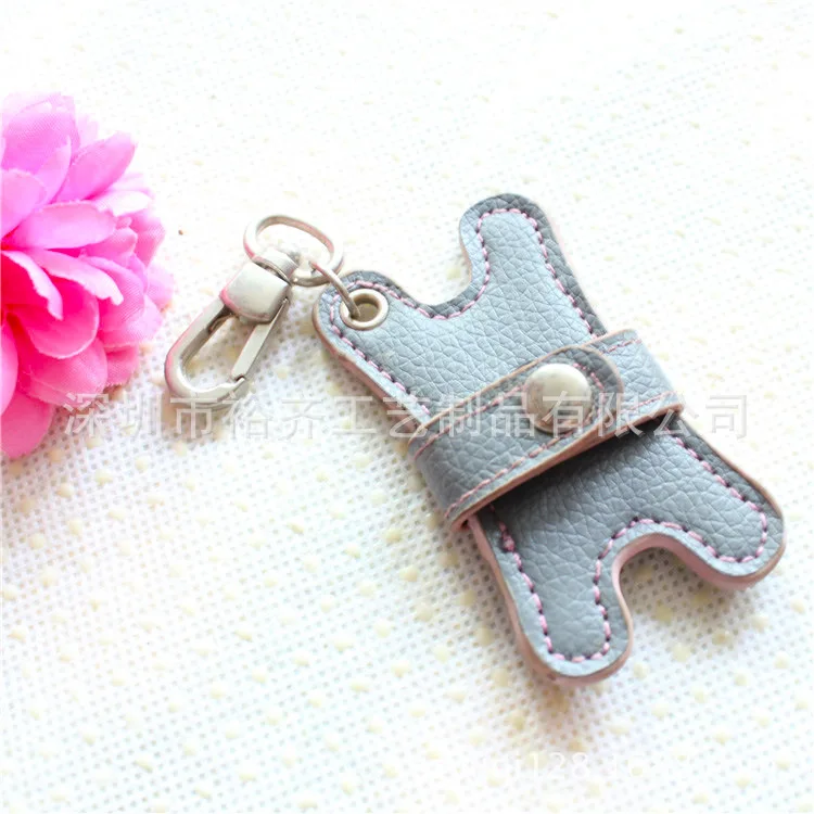 Компания небольшие подарки маленькие подвесные устройства для творчества стиль кожаный брелок для ключей