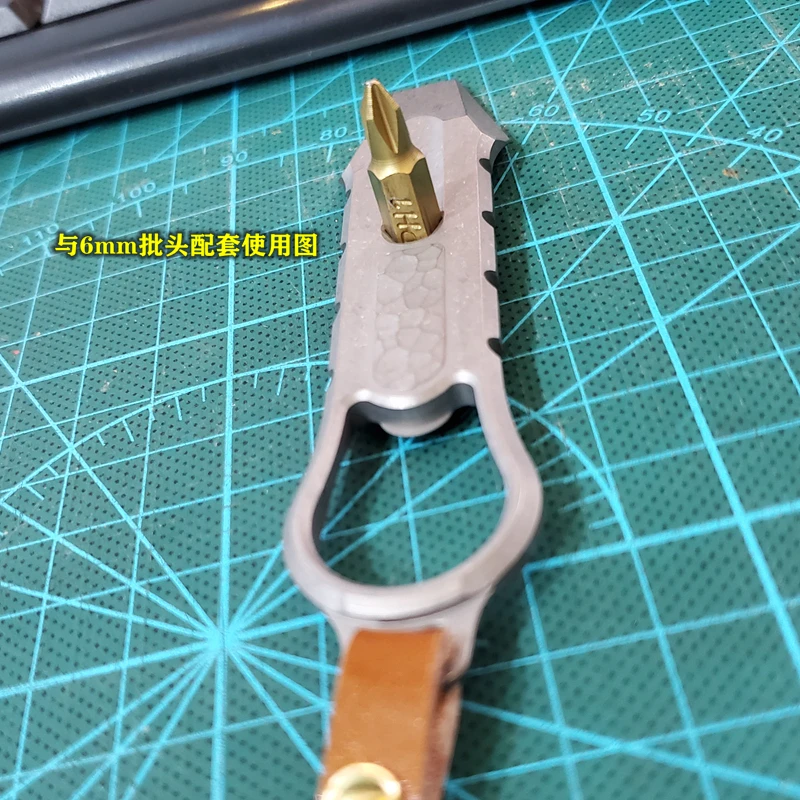 EDC 티타늄 합금 지렛대 도구, 손 야외 캠핑 장비, EDC 다기능 도구, 선물 수집 오프너