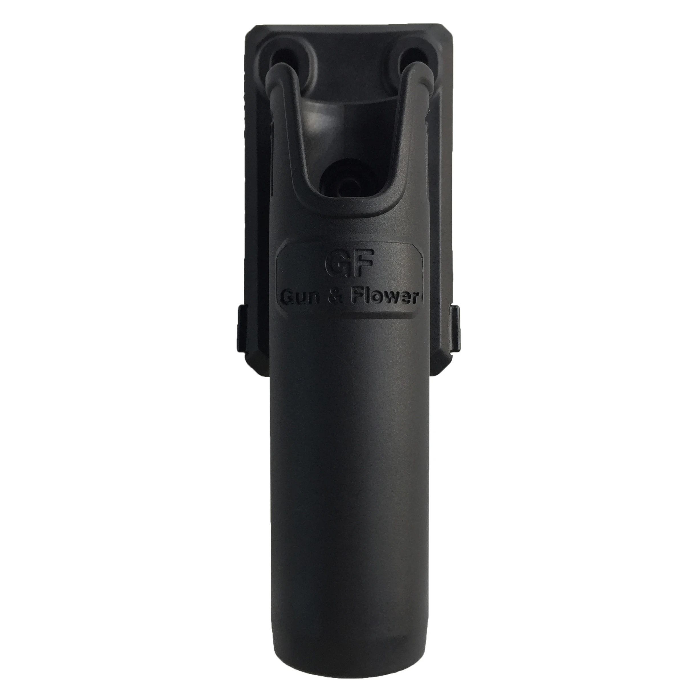 

Gun&Flower Tactical Police Gear Black Baton Holder Case Rotational Baton Holster with Belt Clip