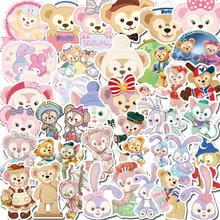 

36Pcs Duffy Kawaii Stickers High Quality Cute Cartoon Sticker Waterproof Laptop Pad Luggage Skateboard Notebook Cup Stickers