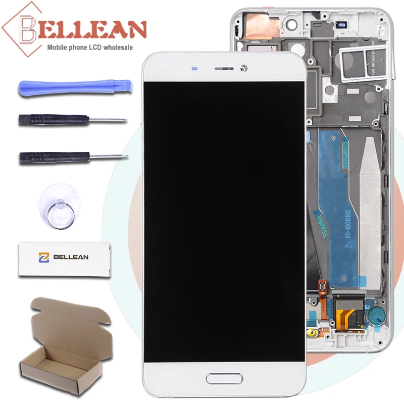 HH НОВЫЙ 1 шт. Mi5 Lcd для Xiaomi дисплей сенсорный экран дигитайзер Assmebly Замена Mi 5 ЖК
