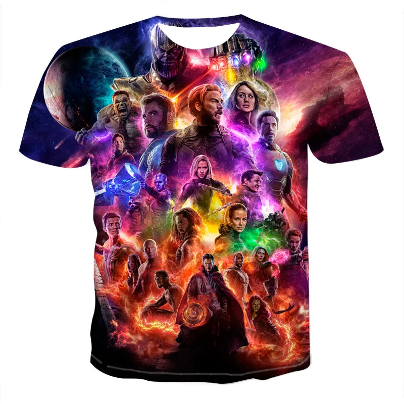 

2019 new O-neck T-shirt 3d printed superhero us T-shirt Cosplay T-shirt men's new summer fashion T-shirt Wholesale retail