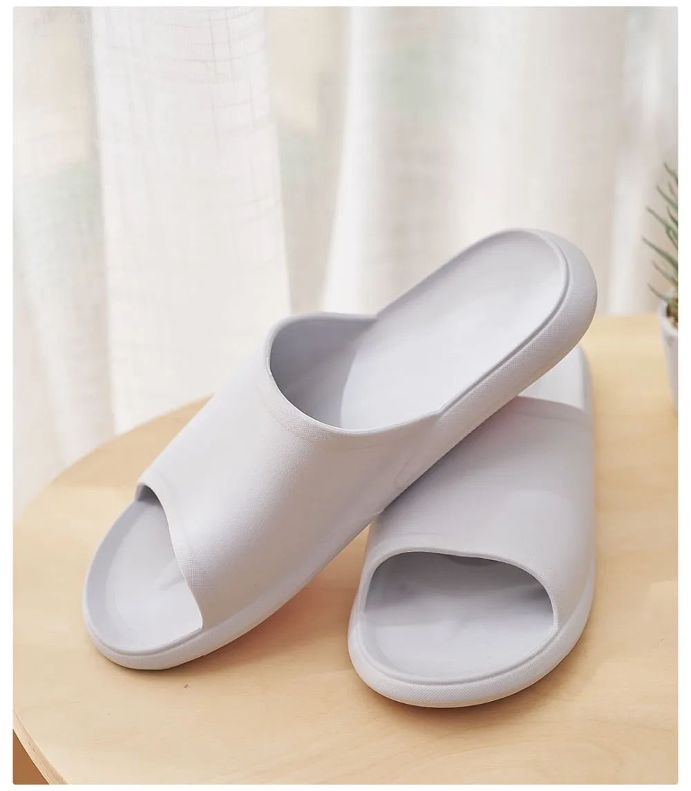 Xioami Men Home bathroom non-slip slippers indoor Floor Flat Shoes Summer massage flip flop health soft and wear-resistant