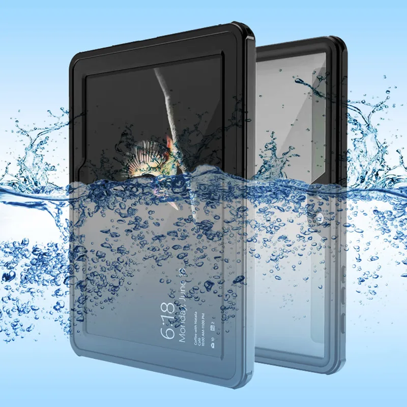 

For Microsoft Surface Go 10 inch 2018 Waterproof Tablet Case with Kicstand Shockproof Anti-scratch Cover for Surface go Swimming