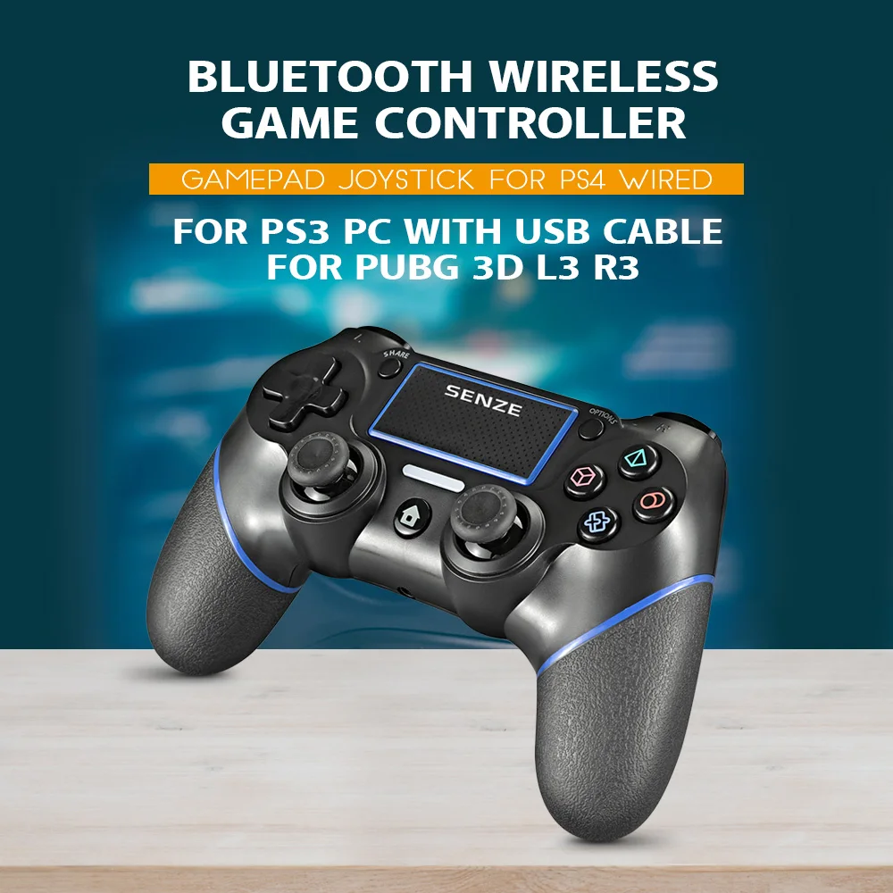 SENZE SZ-4002B Bluetooth беспроводной игровой контроллер джойстик беспроводной геймпад для PS4 проводное usb-соединение для PS3 и ПК