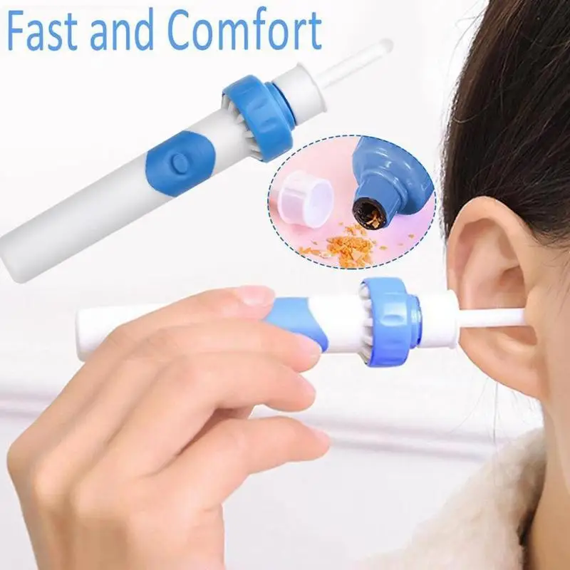 

Protable Vacuum Ear Cleaner Machine Electric Cordless Ear Cleaner with Light For Ear Safe Remover Cleaning Painless Health Care