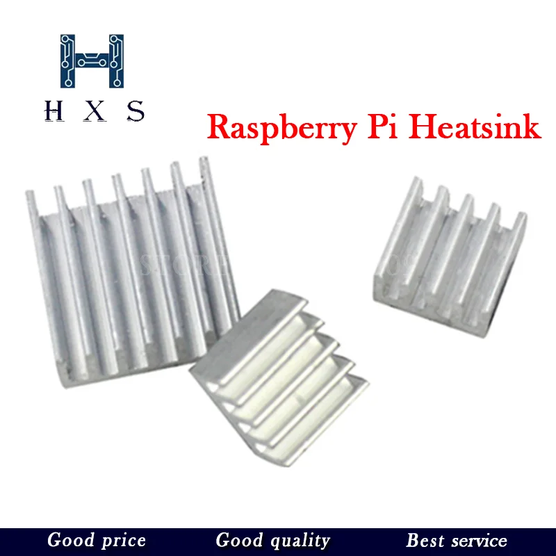 1 компл./Лот клейкий радиатор Raspberry Pi 3 комплект из чистого алюминия для охлаждения
