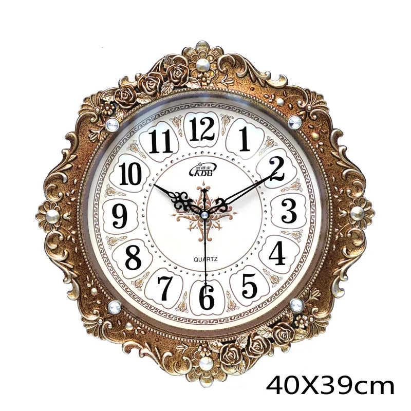 

European 3d Wall Clock Vintage Retro Shabby Chic Living Room Creative Antique Home Secret Stash Horloge Mural Home Decor SC214