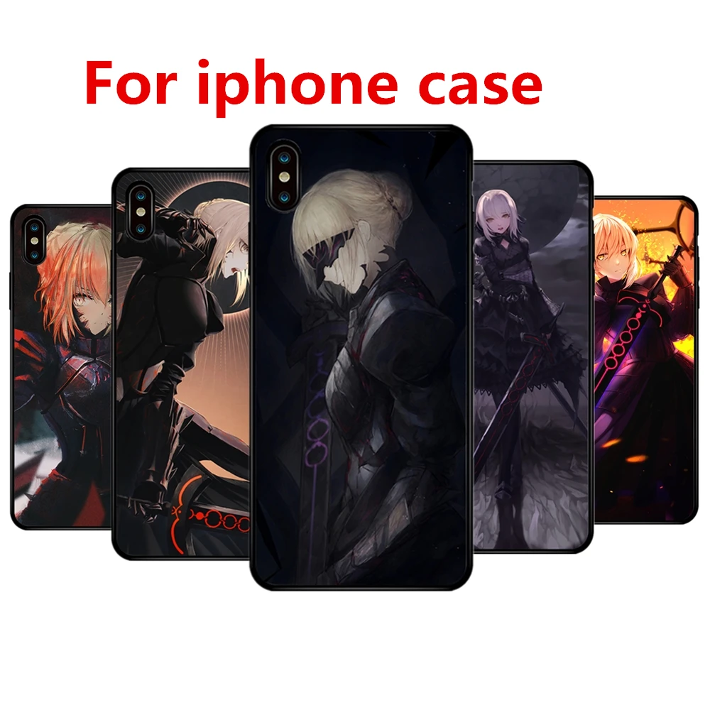 Fate Grand Order Saber Alter Artoria Pendragon мягкий чехол для телефона Iphone X XR XS MAX 6 7 8 Plus | Дом и сад