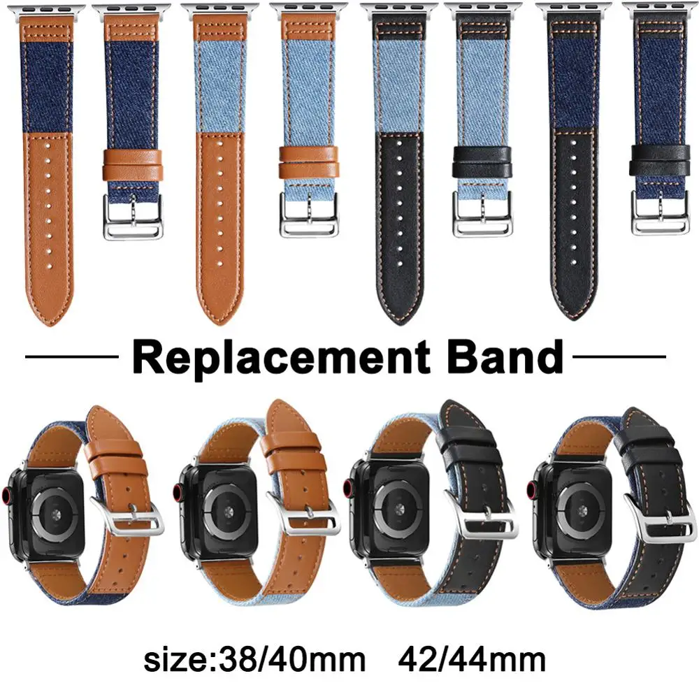Replacement Watch Band Lightweight Canvas Wristband Compatible with Apple 38 40 42 44 mm | Электроника