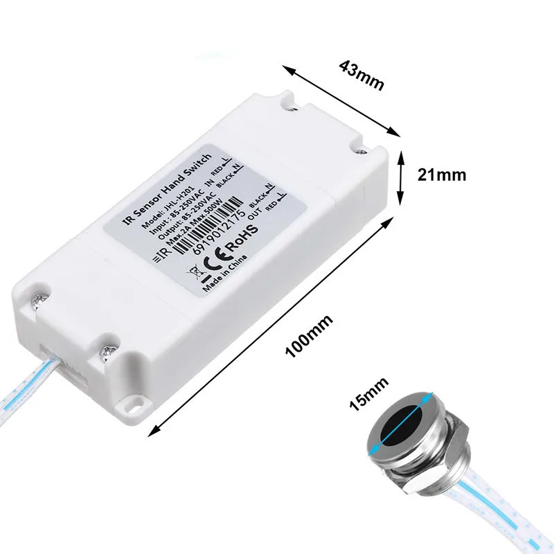 Najtaniej Czujnik ruchu ręcznego IR czujnik ręczny rozdzielnica światła przełącznik ręczny Sweep 2m 1m 30cm sens dla domu szafka kuchenna