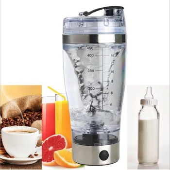 

Portable Protein Shaker Bottle Automatic Electric Whey Proteina Blender Coffee Hot Cocoa Fast Mixing Cup Smart Water Bottle