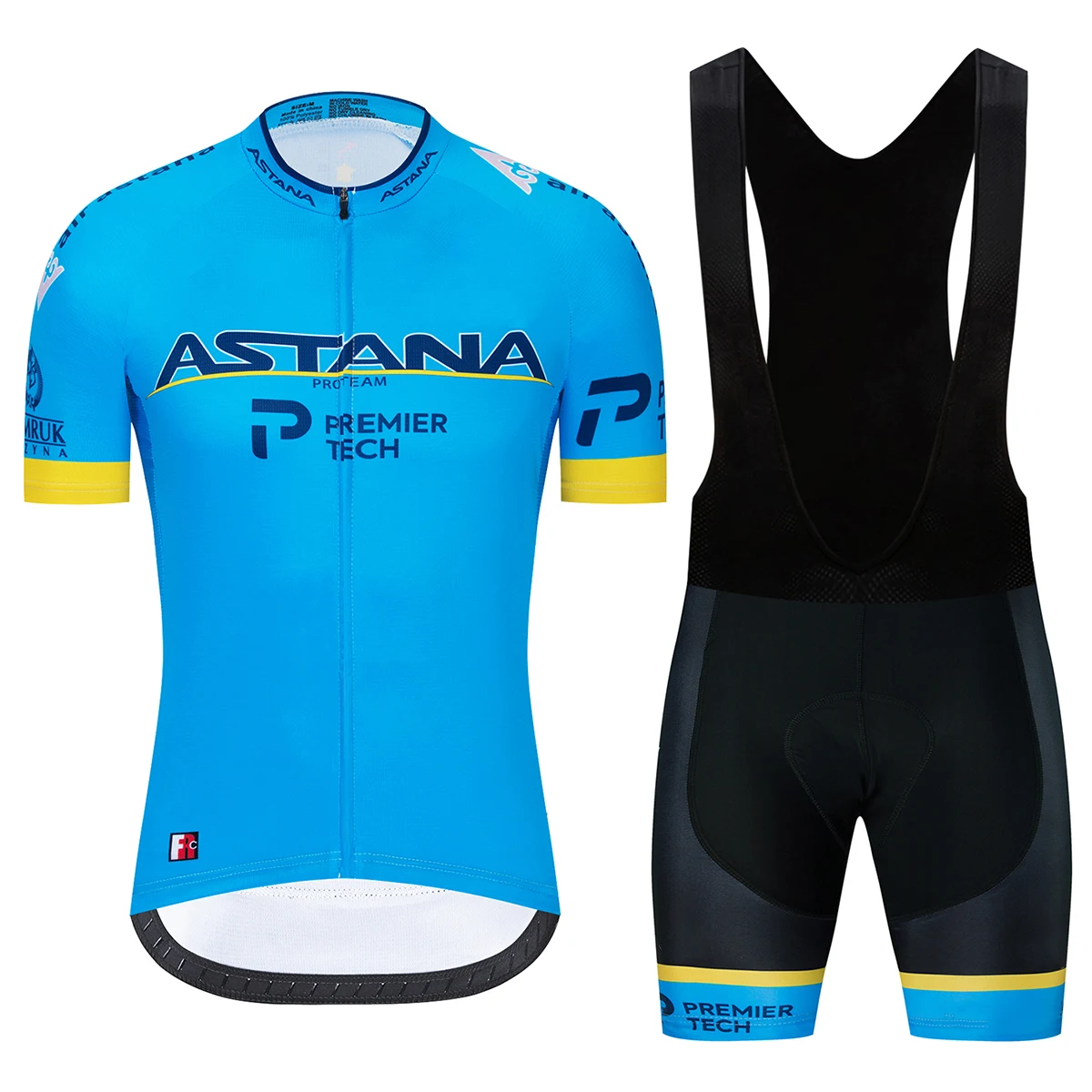 

2020 Red ASTANA Cycling Clothing Bike jersey Quick Dry Mens Bicycle clothing summer team Bike Jersey 9D Gel bike shorts set