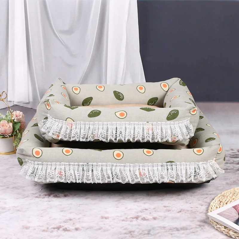 Кошачья кровать для домашних животных 45 х55 см|Дома конуры и манежи| |