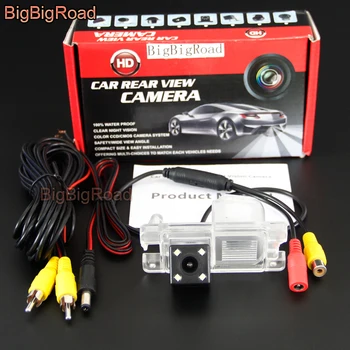 

BigBigRoad For Mitsubishi Pajero Pinin TR4 iO America Version / L200 Triton 2015 Car Intelligent Track Rear View Parking Camera