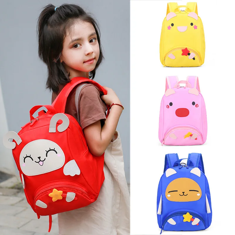 

Kindergarten Small Bookbag Girl'S Boy Baby 1-3-6-Year-Old Cute Cartoon Backpack Children Anti Lost Backpack