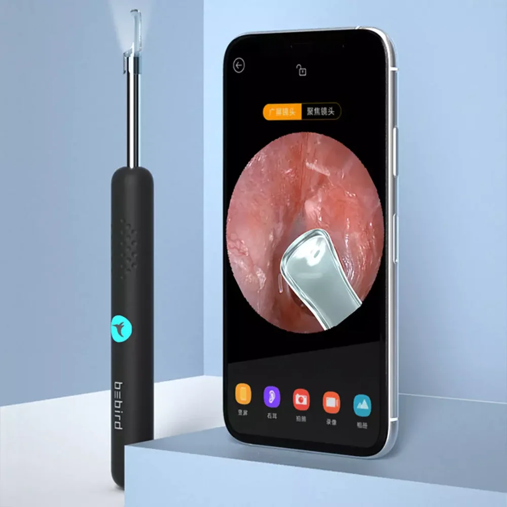 Youpin Bebird R1スマート視覚耳スティック内視鏡300ワットの高精度耳かきミニカメラオトスコープヘルスケア耳クリーナー Screen Cleaners Aliexpress