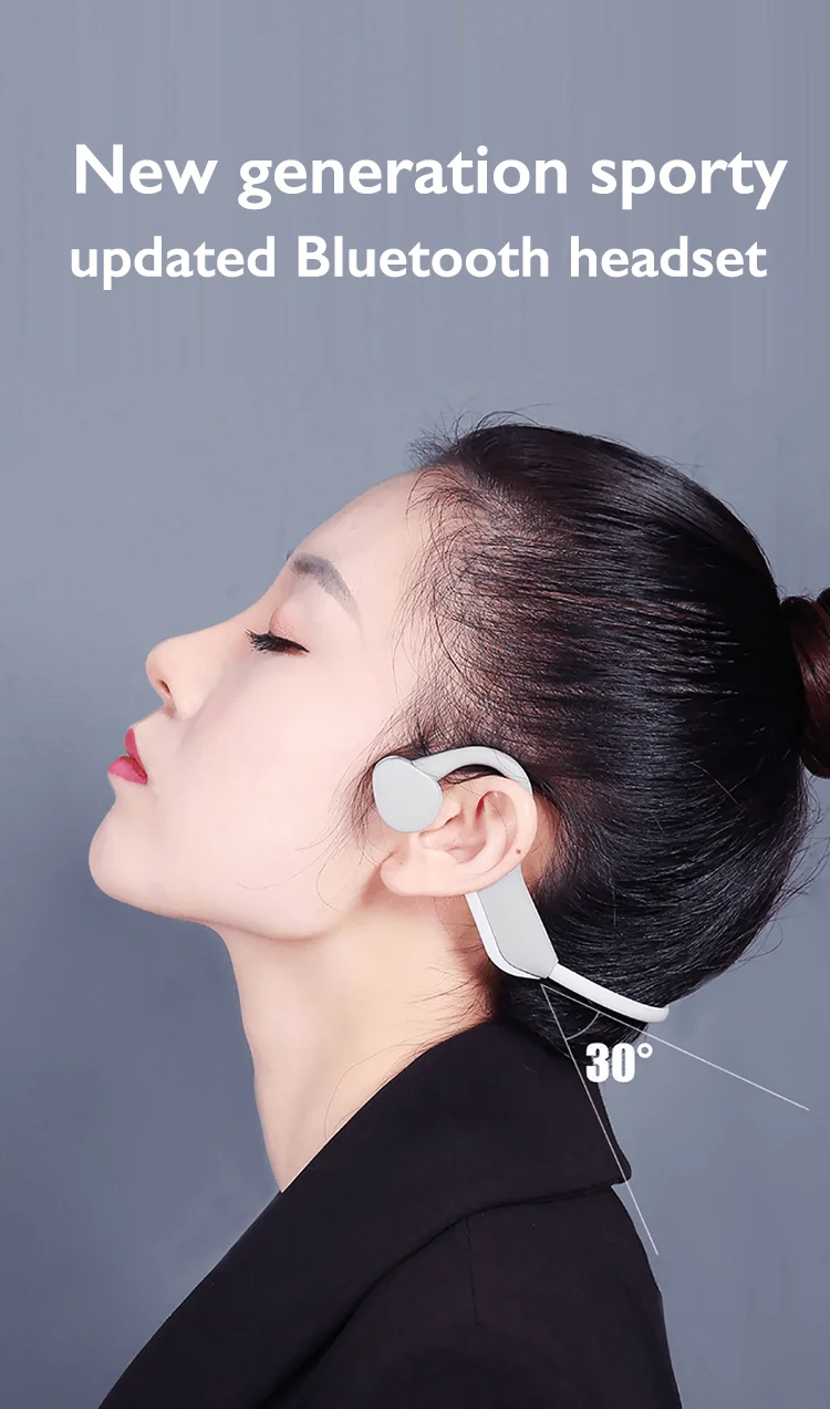 Наушники Bluetooth 5,0, наушники с костной проводимостью, Беспроводные спортивные наушники, гарнитуры с громкой связью