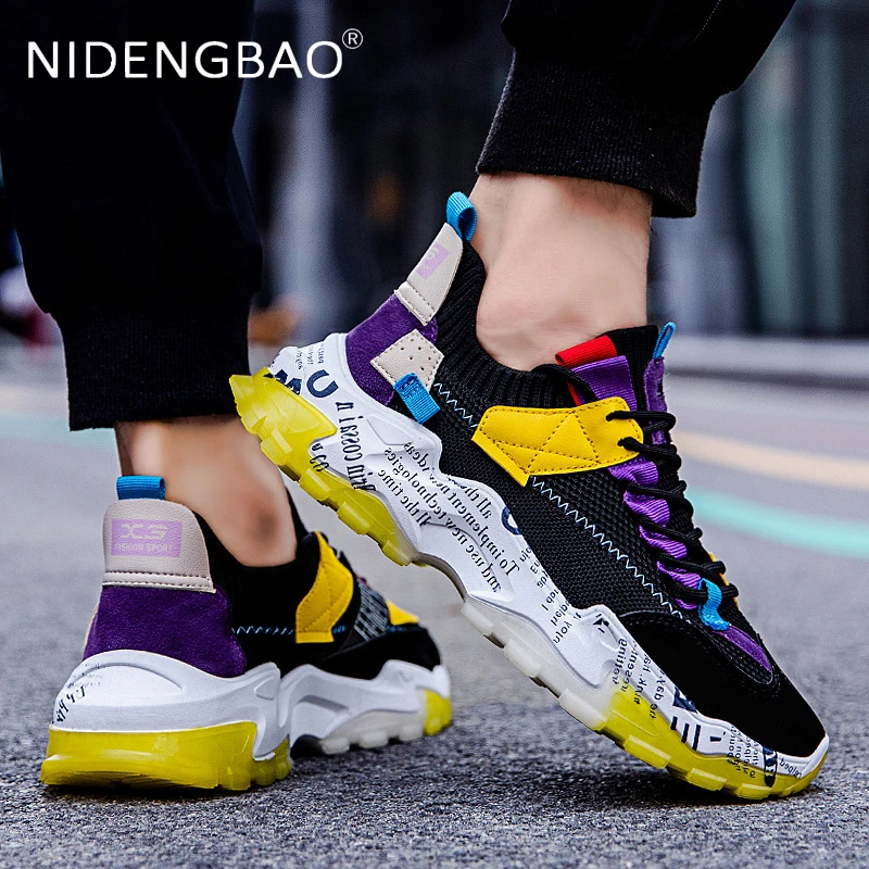 Men Sneakers Breathable Running Shoes Outdoor Sport Fashion Comfortable  Casual Couples Gym Mens Shoes Footwear Zapatos De Mujer - Running Shoes -  AliExpress