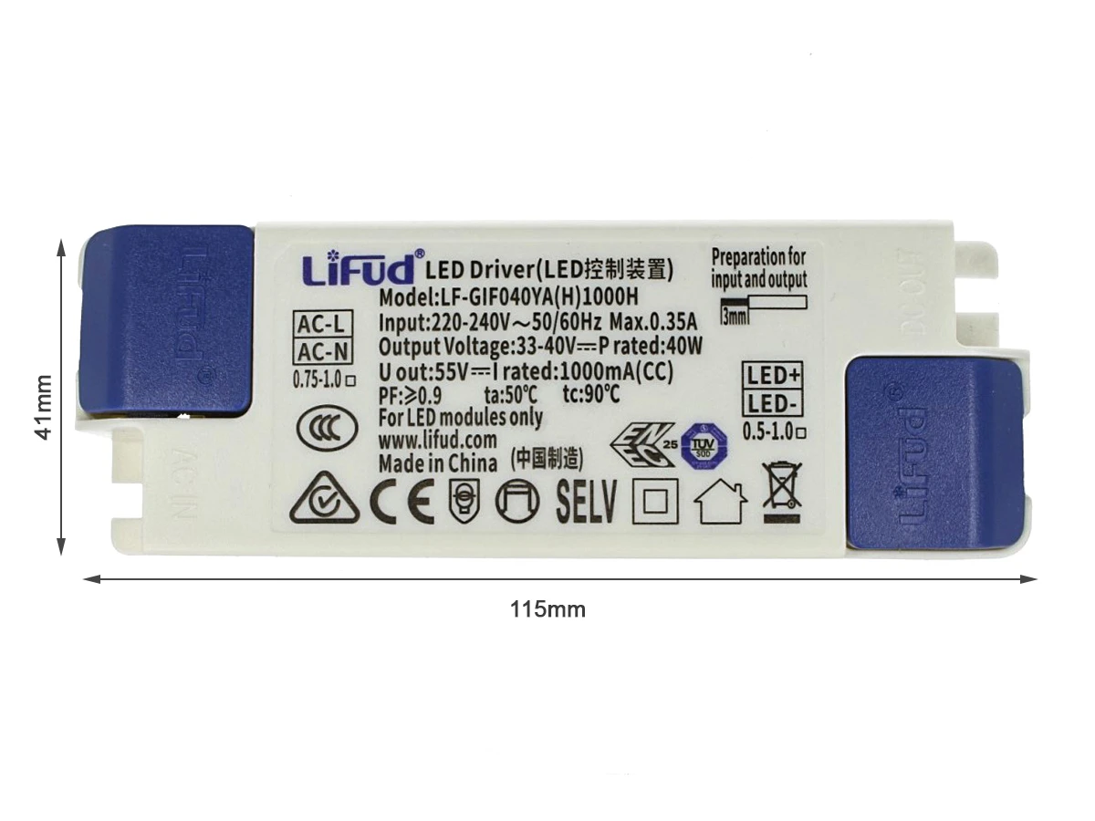 Светодиодный LUX CC4460 светодиодный драйвер CC 1000mA 33V 40VDC 40 Вт блок питания