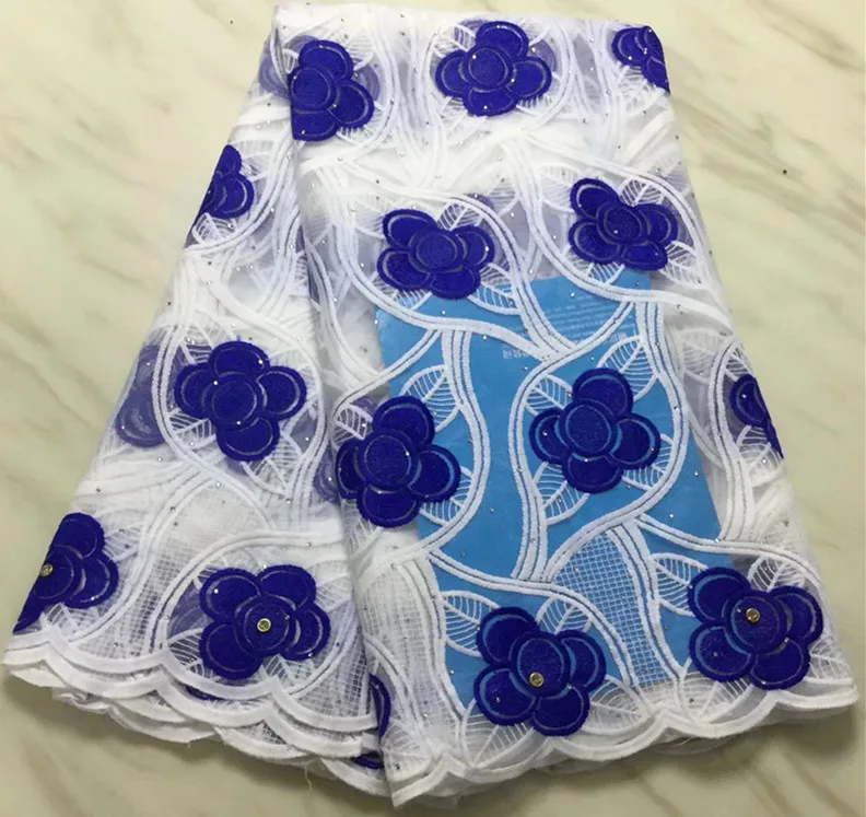 african lace fabric african french lace fabric with stone nigerian lace fabrics 5yards tull lace white african fabric PL-E182