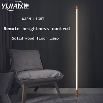 

YIJIA Nordic table lamp loft lamp eye protector led lamp art deco lightings retro bedside lamp adjustable light wood lampshade