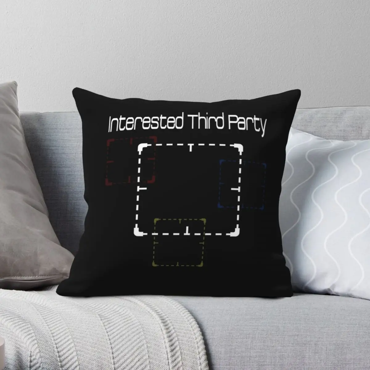 

Interested Third Party Square Pillowcase Polyester Linen Velvet Creative Zip Decor Throw Pillow Case Sofa Seater Cushion Cover