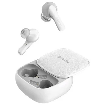 

Wireless TWS Stereo Headphones Padmate PaMu Slide T6W White