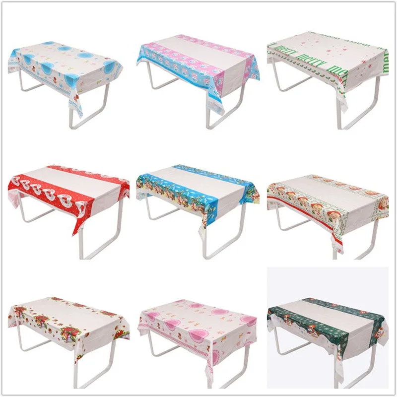 

Plastic Disposable Printing Tablecloth Wedding Birthday Party Home Decoration Supplies Table Cover Rectangle Desk Cloth