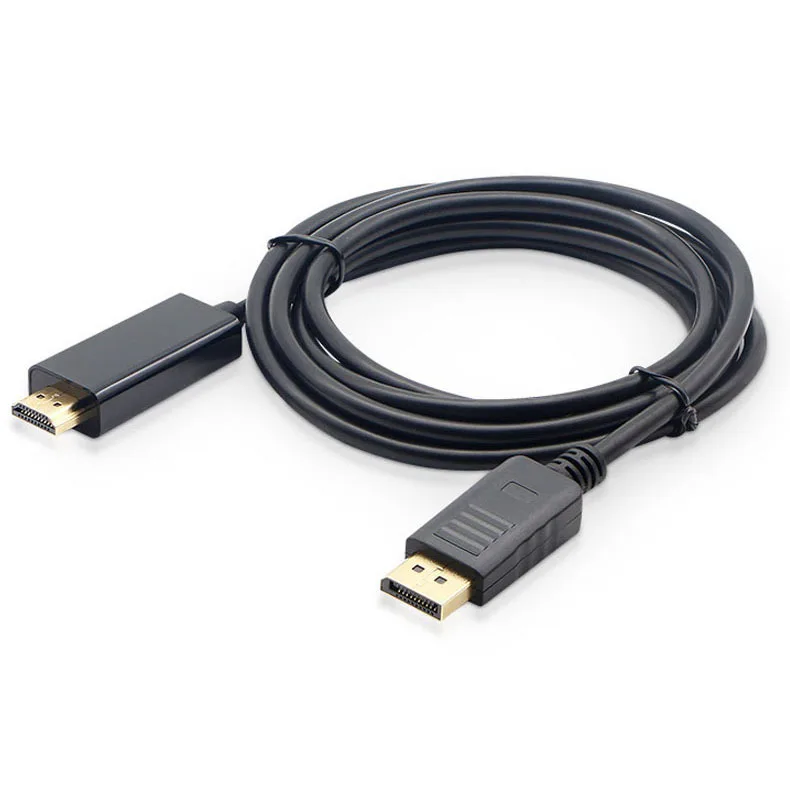 Displayport Dp To Hdmi 2.0 Cable 4k Converter Adapter Cable 1.8m 1m For Hp  Dell Asus Lenovo Pc Laptop To Hdtv Hdmi - Audio & Video Cables - AliExpress