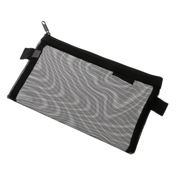 

Simple Transparent Mesh Pencil Case Office Student Nylon School Supplies Pen Box