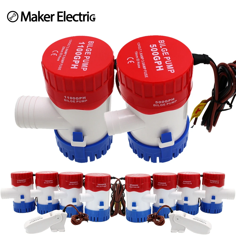 Новый стиль 1100GPH 750GPH 500GPH 350GPH 12/24VDC Трюмный насос с высоким потоком, погружной, используемый в саду, гидросамолет, двигатель, домашний дом, солн... Новый стиль 1100GPH 750GPH 500GPH 350GPH 12/24VDC Трюмный насос с высоким потоком, погружной, используемый в саду, гидросамолет, двигатель, домашний дом, солн...