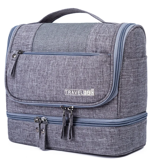 

New Waterproof Men Hanging Makeup Bag Oxford Travel Organizer Cosmetic Bag for Women Necessaries Make Up Case Wash Toiletry Bag