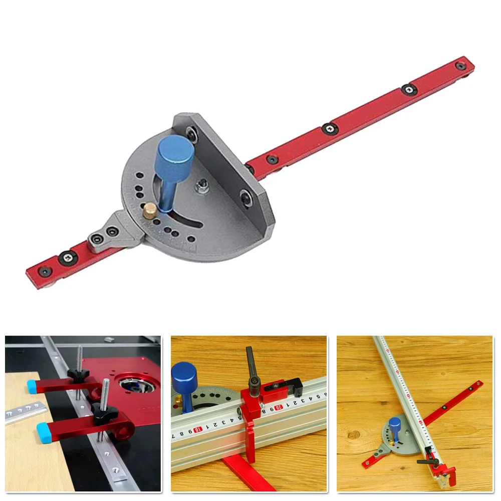 

Miter Gauge Table Saw Router Woodworking Tool Ruler Guide Fence DIY Cut Sawing