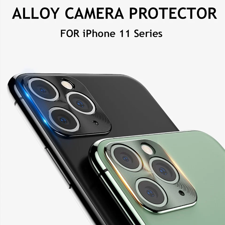 Для iPhone 11 Pro Max задняя камера металлический протектор объектива чехол кольцо Крышка для iPhone X XS MAX XR 7 8 Plus металлический протектор объектива