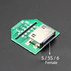 Micro Mini USB C Type-C Female USB 3.0 3.1 Type B Connector Interface to DIP PCB Converter Adapter Test Board For iPhone 5 5S 6 ► Photo 2/6