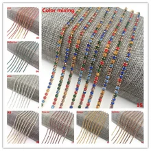 1 ярд SS6(1,8-2,0 мм) Cystal Стразы для украшения своими руками