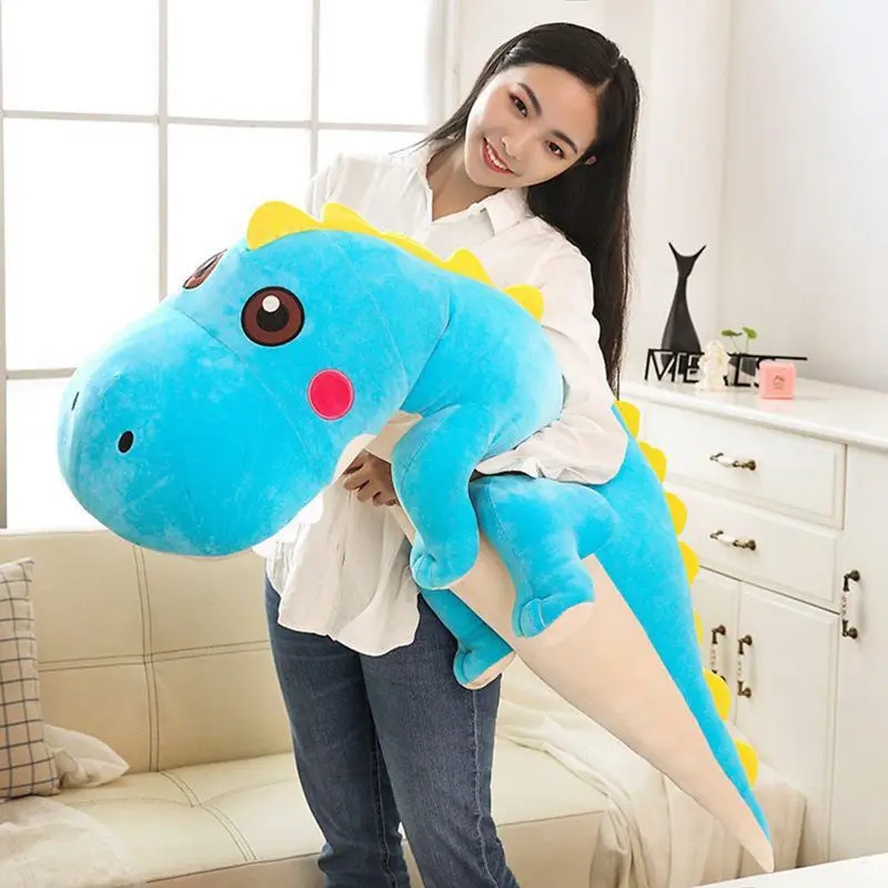 

Hot Selling down Cotton Papa Dinosaur Doll Pillow Plush Toys-Processing Customizable Logo Recruit Agents